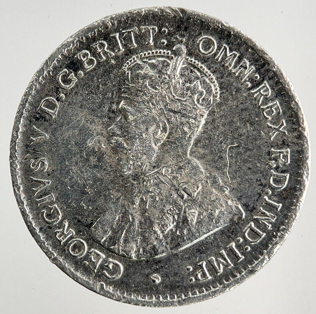 1918-M Australia Threepence Silver Coin | Fine Collectable Grade