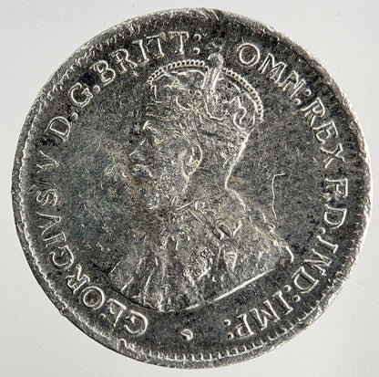 1918-M Australia Threepence Silver Coin | Fine Collectable Grade