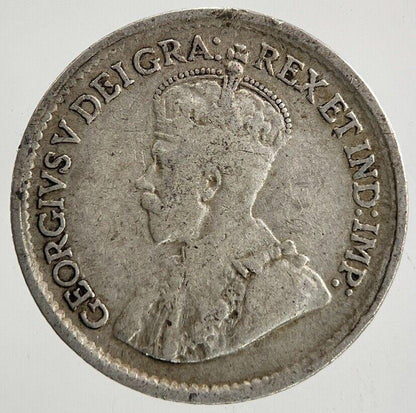 1919 Canada 5 Cents Silver Coin | Fine Collectable Grade