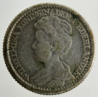 1918 Netherlands 25 Cents Silver Coin | Collectable Grade