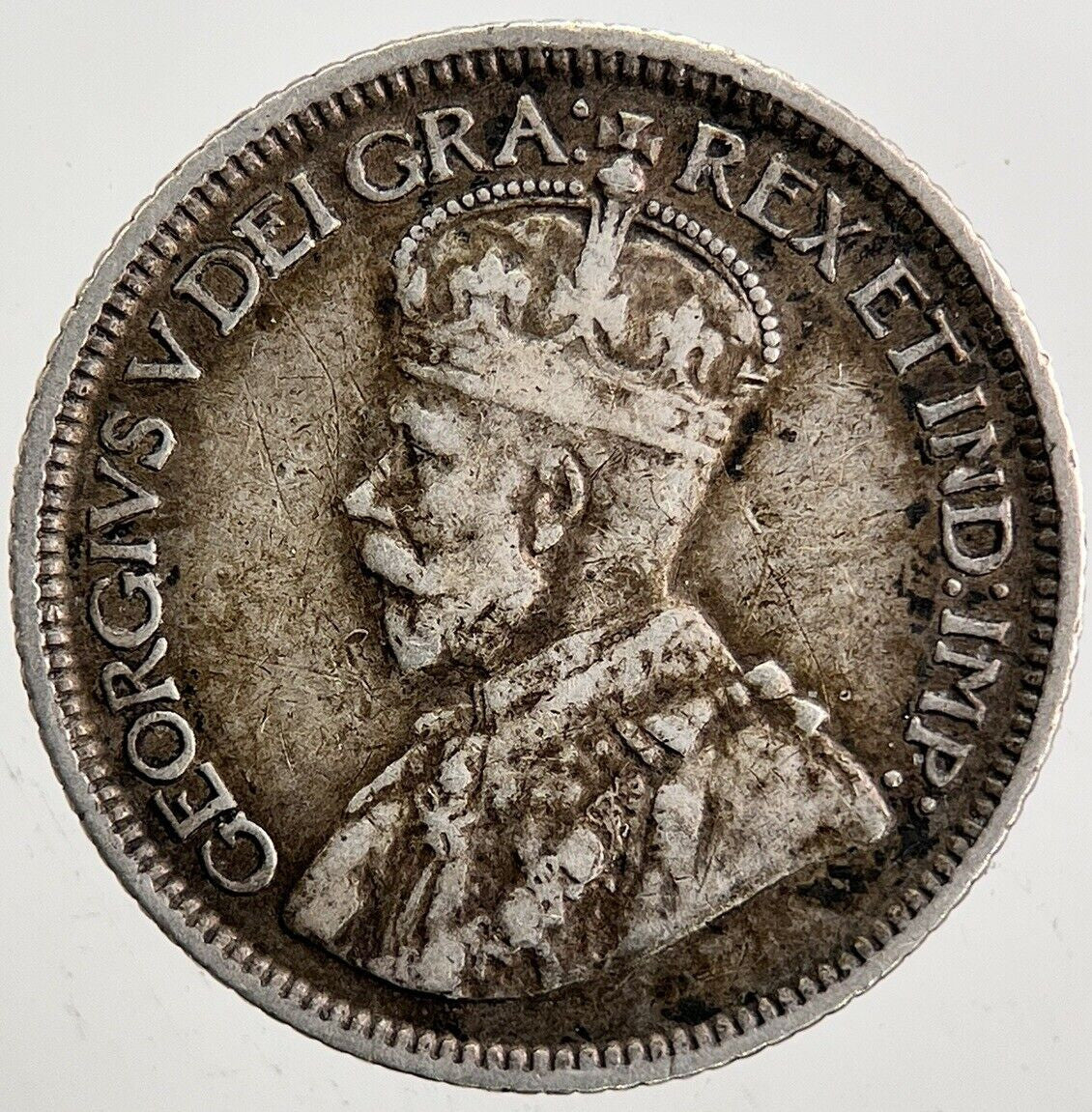 1919 Canada 10 Cents Silver Coin | Fine Collectable Grade | a5442