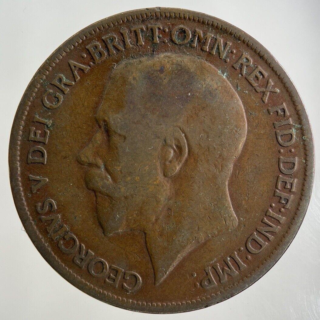 1918-H George V One Penny Coin | Collectable Grade