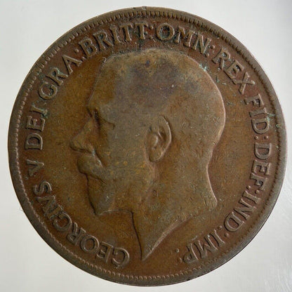 1918-H George V One Penny Coin | Collectable Grade