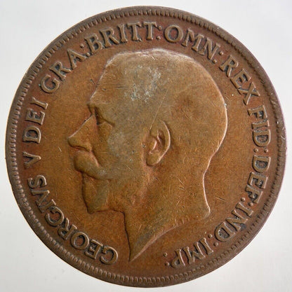 1918-KN George V One Penny Coin | Collectable Grade
