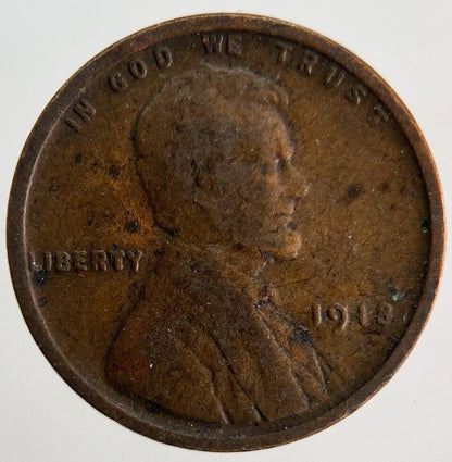 1918 US USA One Cent Coin | Fine Collectable Grade