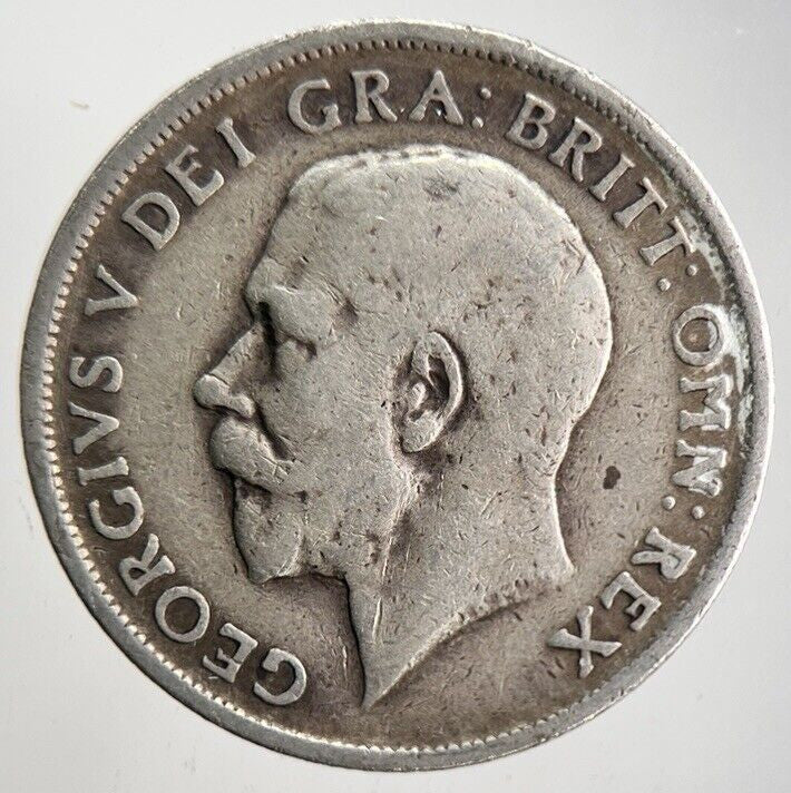 1919 George V Shilling Silver Coin | Collectable Grade | a4670