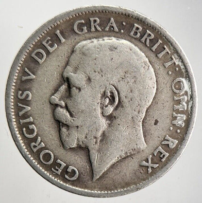 1919 George V Shilling Silver Coin | Collectable Grade | a4670