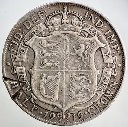 1919 George V Half-Crown Silver Coin | Fine Collectable Grade | a3404