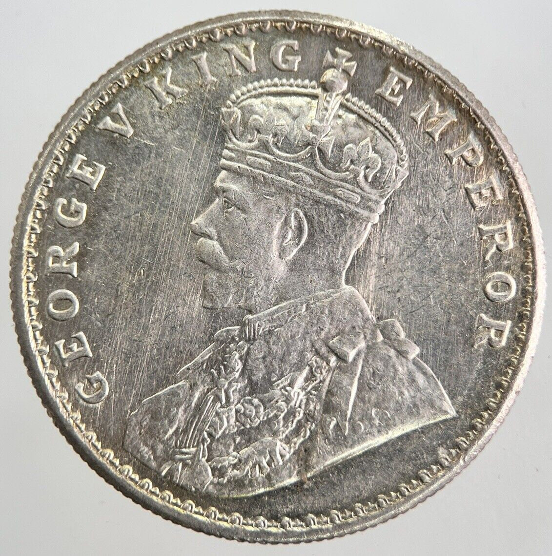 1919 India 1 One Rupee Silver Coin | Very High Grade | a7117