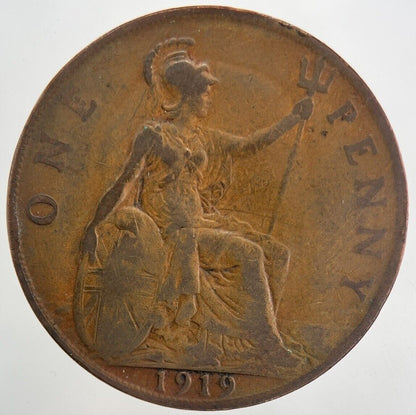 1919 George V One Penny Coin | Collectable Grade