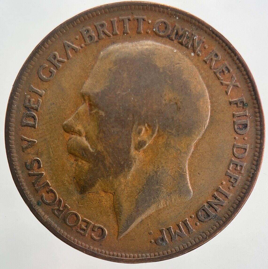 1919 George V One Penny Coin | Collectable Grade
