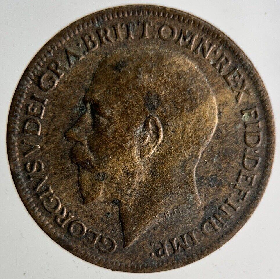 1919 George V Farthing Coin | Fine Collectable Grade
