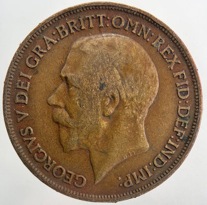 1919 George V One Penny Coin | Fine Collectable Grade