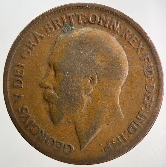 1919 George V One Penny Coin | Collectable Grade