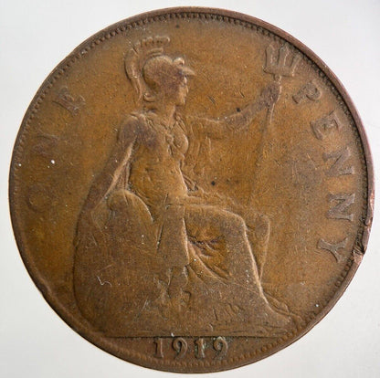 1919 George V One Penny Coin | Collectable Grade