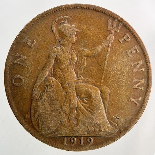 1919 George V One Penny Coin | Collectable Grade