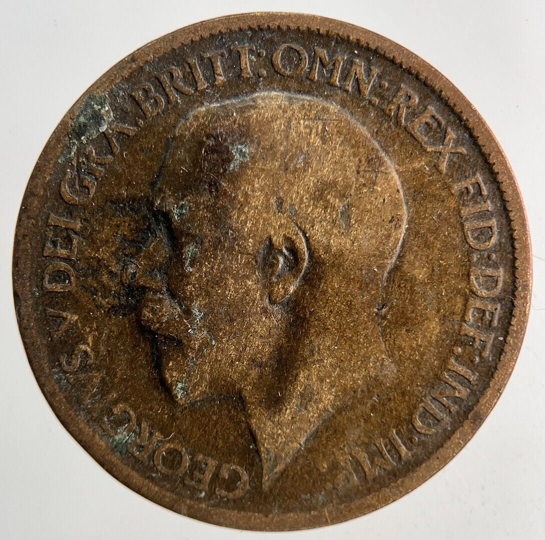 1919 George V Half-Penny Coin | Collectable Grade