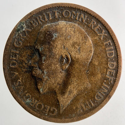 1919 George V Half-Penny Coin | Collectable Grade