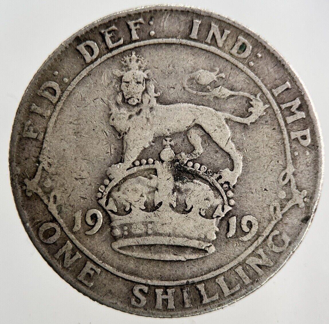 1919 George V Shilling Silver Coin | Collectable Grade