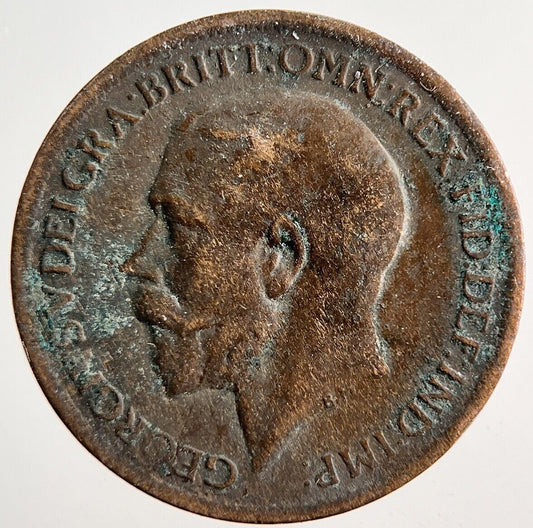 1919 George V Farthing Coin | Fine Collectable Grade