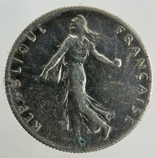 1919 France 50 Centimes Silver Coin | Fine Collectable Grade