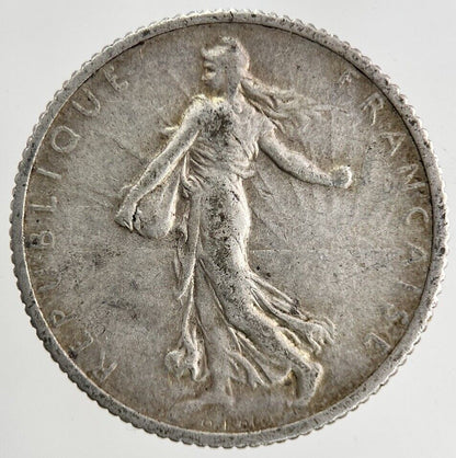 1919 France 1 Franc Silver Coin | Fine Collectable Grade