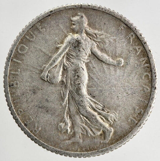 1919 France 1 Franc Silver Coin | Fine Collectable Grade