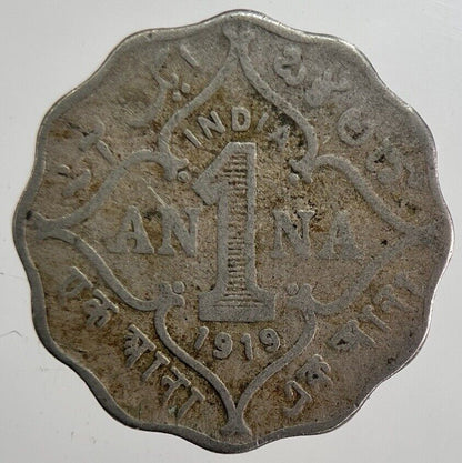 1919 India 1 One Anna Coin | Fair Grade | a4838