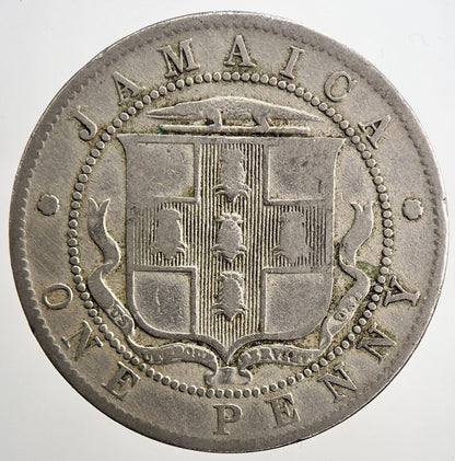 1919 Jamaica George V One Penny Coin | Collectable Grade | a5653