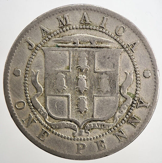 1919 Jamaica George V One Penny Coin | Collectable Grade | a5653