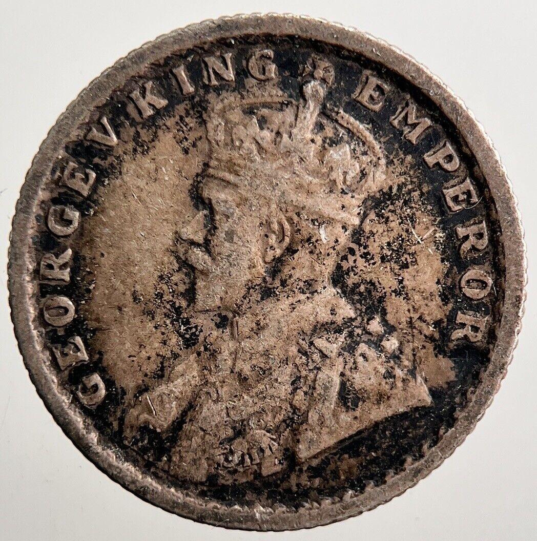1919 India 1/4 Quarter Rupee Silver Coin | Collectable Grade | a3510