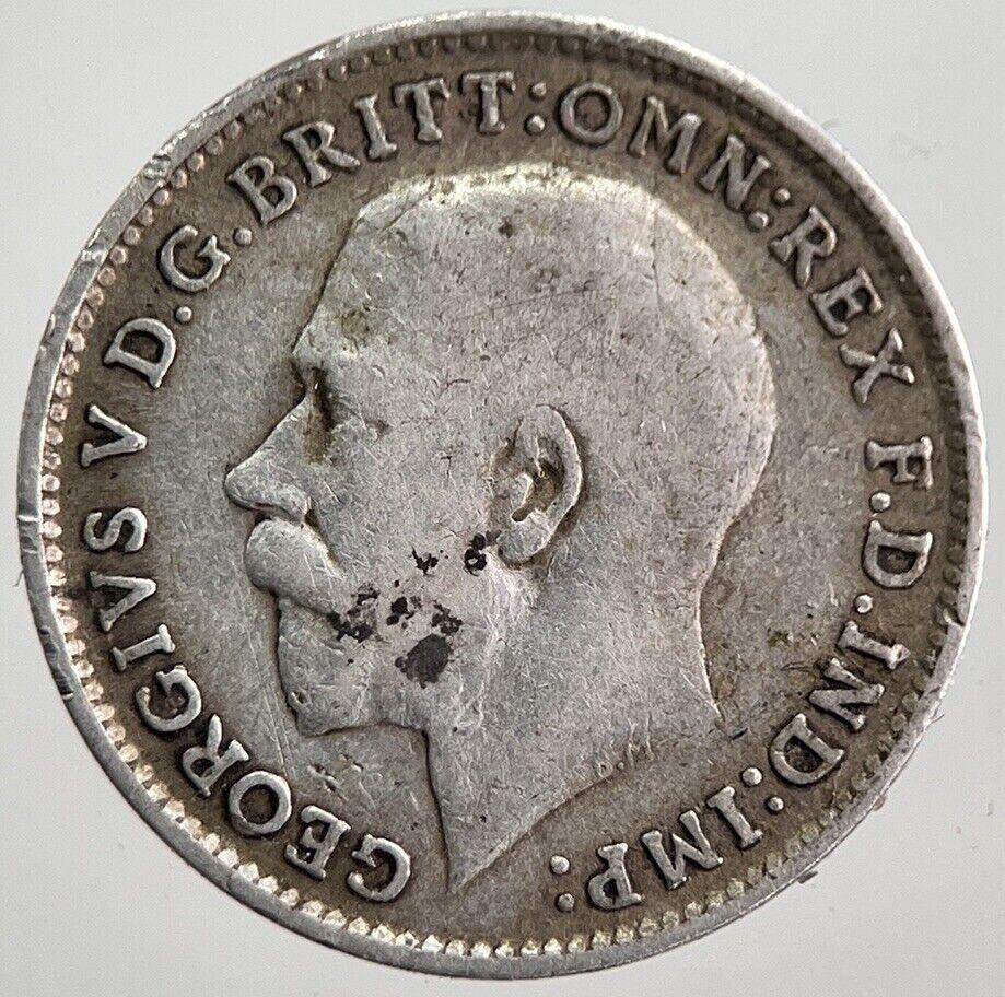 1919 George V Threepence Silver Coin | Fine Collectable Grade | a7882