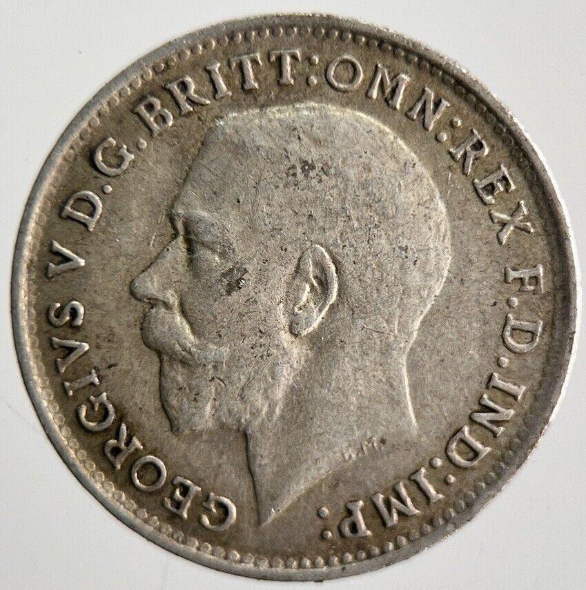 1919 George V Threepence Silver Coin | Very High Grade | a4628
