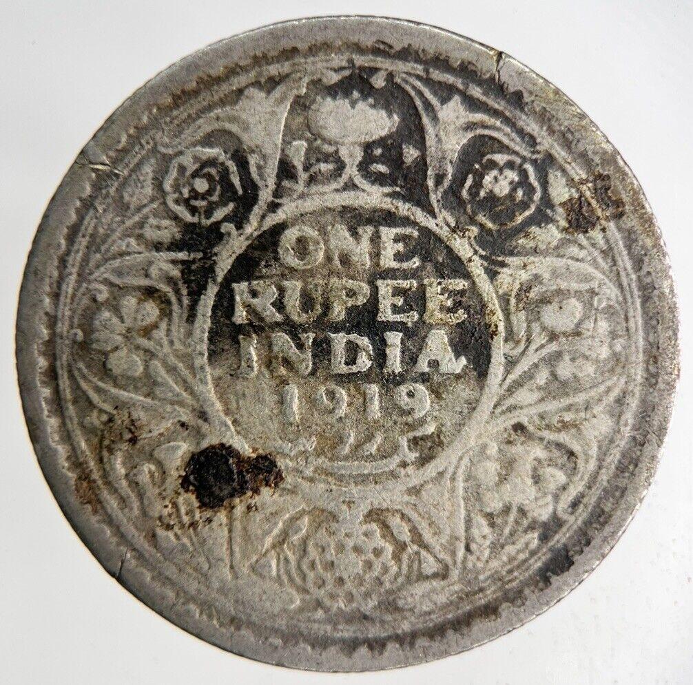 1919 India One Rupee Silver Coin | Collectable Grade