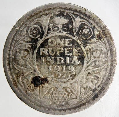 1919 India One Rupee Silver Coin | Collectable Grade