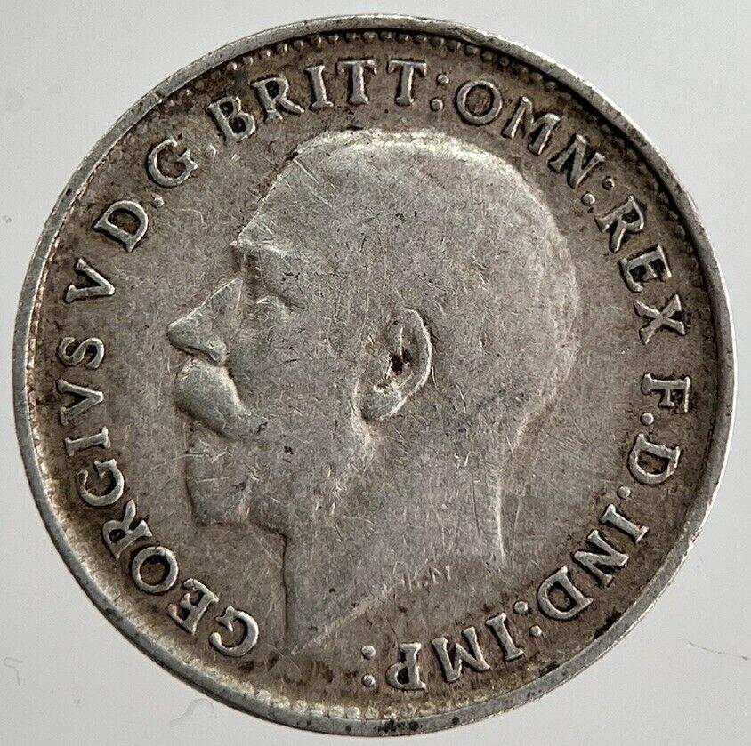 1919 George V Threepence Silver Coin | Very High Grade | a8585