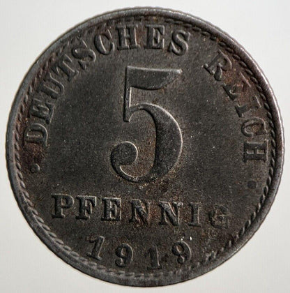 1919 Germany 5 Pfennig Coin | Collectable Grade | a3084