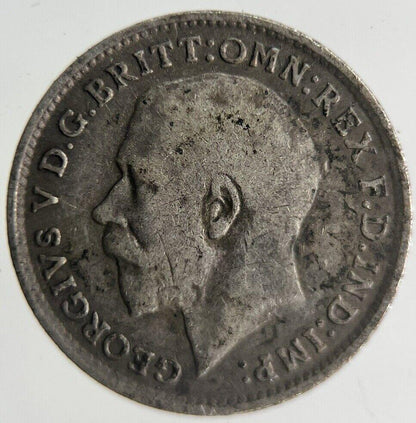 1919 George V Threepence Silver Coin | Fine Collectable Grade