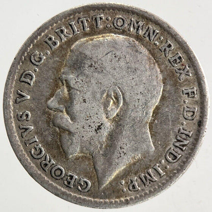1919 George V Threepence Silver Coin | Fine Collectable Grade