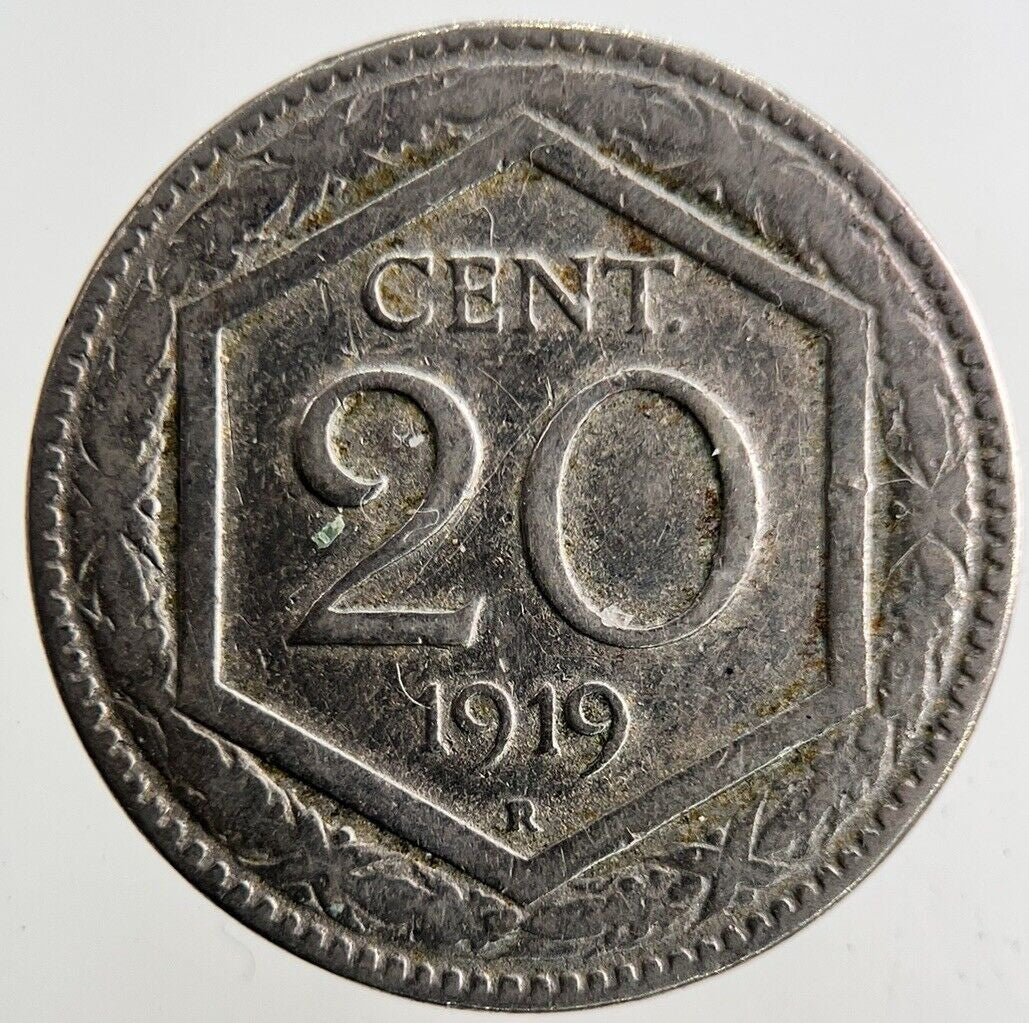 1919 Italy 20 Centesimi Coin | Fine Collectable Grade