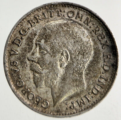 1919 George V Threepence Silver Coin | Very High Grade