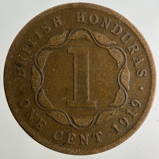 1919 Honduras 1 One Cent Coin | Collectable Grade