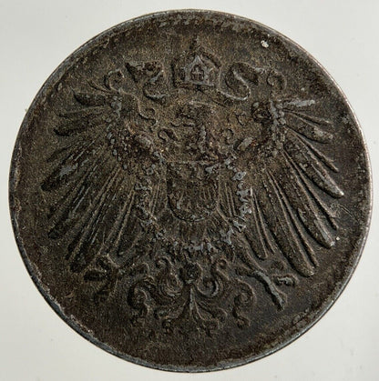 1919 Germany 5 Pfennig Coin | Fine Collectable Grade