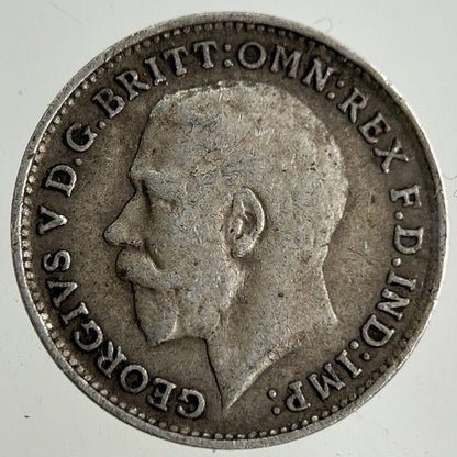 1919 George V Threepence Silver Coin | Fine Collectable Grade