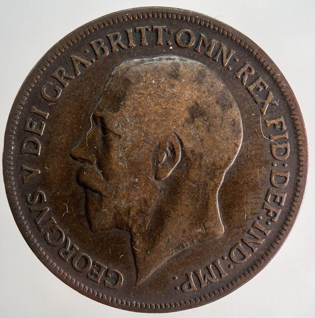 1919-H George V One Penny Coin | Collectable Grade | a9913