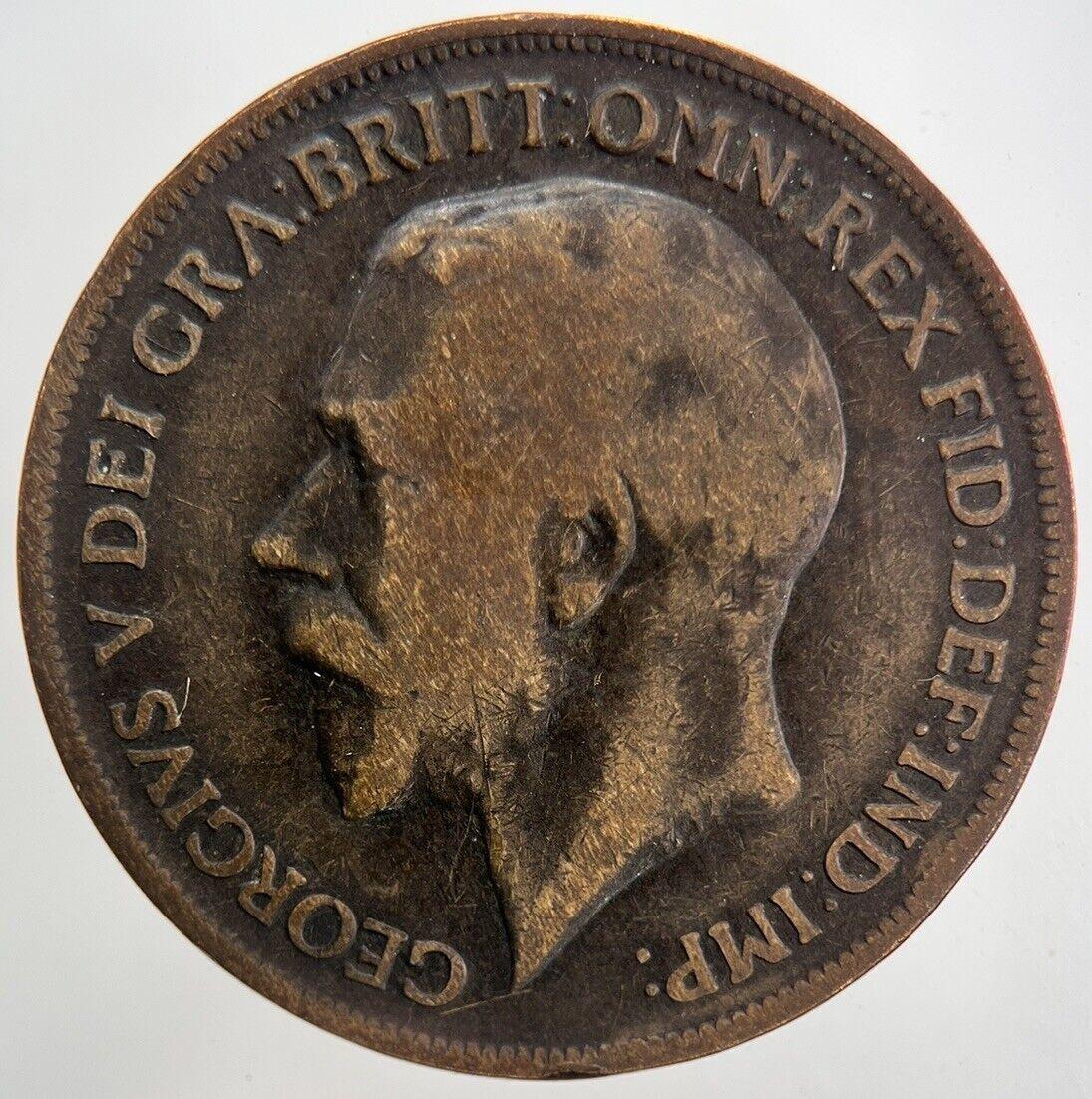 1919-H George V One Penny Coin | Fine Collectable Grade