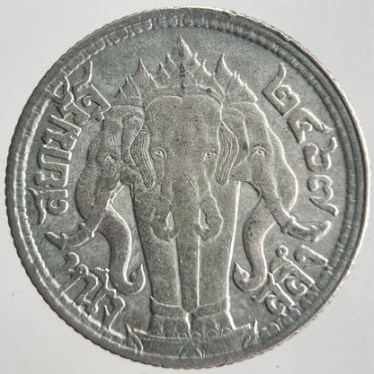 1919-1921 Thailand 1 Salung 1/4 Baht Rama VI Silver Coin | Collectable Grade