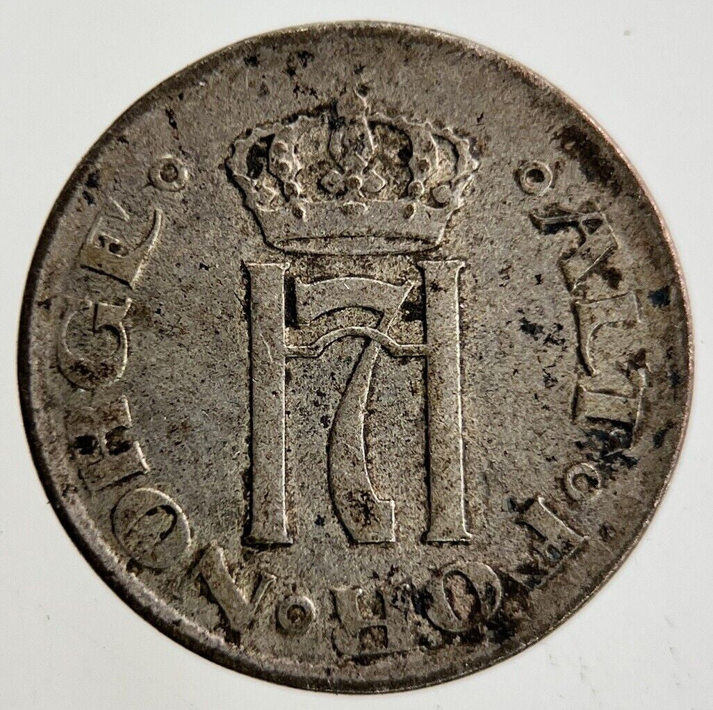 1919 Norway 10 Ore Silver Coin | Fine Collectable Grade