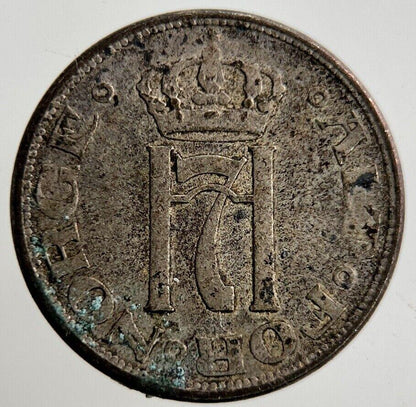 1919 Norway 10 Ore Silver Coin | Fine Collectable Grade