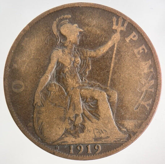 1919-H George V One Penny Coin | Collectable Grade